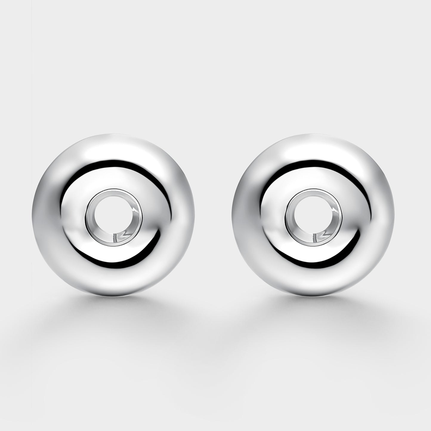 Pendientes de plata "donut" 15mm